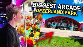 Playing So Many Games at the Biggest Arcade in Orlando Florida! - Dezerland Park
