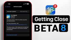 iOS 16 Beta 8 Released - Still Bad News For Some iPhone Users!