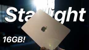 M2 MacBook Air 16GB RAM (REALISTIC TEST)✨Starlight DELIGHT✨🥂
