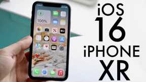 iOS 16 OFFICIAL On iPhone XR! (Review)