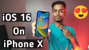 iOS 16 on iPhone X 🔥 ||  Must Watch Before you update your device || Tech Flare
