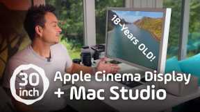 Apple 30 Cinema Display with Mac Studio // BEST Combo!