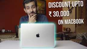 How to avail best discounts on Macbook Air M1/M2 | Online vs Offline offers | Hindi