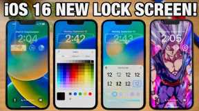 iOS 16 NEW Lock Screen - TIPS & TRICKS!