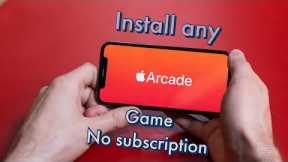 Install any Apple Arcade game without subscription