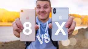 iPhone 8 vs iPhone X !