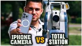 iPhone 13 Pro CAMERA vs. Survey Total Station Accuracy