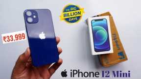 iPhone 12 Mini at 33,999 - Unboxing - Flipkart Big Billion Day Sale 2022 😍