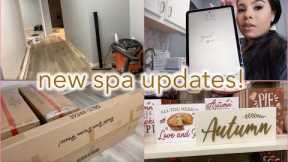 VLOG | NEW SPA CONSTRUCTION TOUR, NEW IPAD, UPDATES, & MOVING OUT!