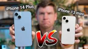 iPhone 14 Plus VS iPhone 13 mini - Did Apple Make A Mistake!?