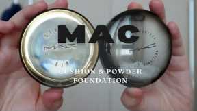 mac complete coverage cushion & studio perfect powder | cushion review
