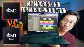 M2 MacBook Air: Can It Power A Professional Studio? M2 vs M1 Max for Mixing & Mastering