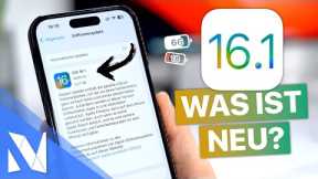 iOS 16.1 ist da! Was ist neu? - ENDLICH dynamisch Akkuanzeige in % für alle!🤩🔋  | Nils-Hendrik Welk