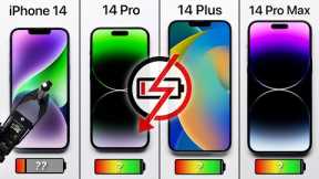 iPhone 14 vs. 14 Pro vs. 14 Plus vs. 14 Pro Max Battery Test