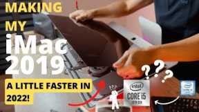 DIY 2019 iMac CPU Upgrade! Intel Core i5 - 8600 For FINAL CUT PRO!