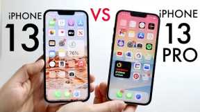 iPhone 13 Vs iPhone 13 Pro In 2022! (Comparison) (Review)
