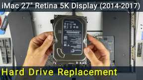 iMac A1419 (27-inch Retina 5K) Hard Drive Replacement