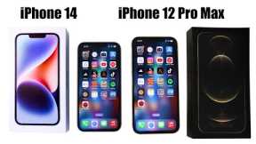 iPhone 14 vs iPhone 12 PRO MAX SPEED TEST