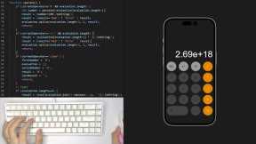 ASMR Programming - Coding iOS Calculator App - No Talking Ninjacode