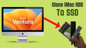 How To Clone iMac HDD to New SSD [Backup Clone]