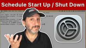 How To Schedule Start Up, Shut Down or Restart In macOS Ventura