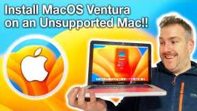 How to Install MacOS Ventura 13 on an Unsupported Mac, MacBook, iMac or Mac Mini in 2022!