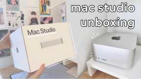 Mac Studio Unboxing | New Setup