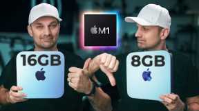 Mac Mini M1 8GB vs 16GB (Don't Make a HUGE Mistake)