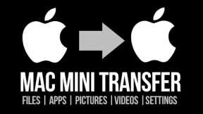How to transfer everything from your old Mac mini to your new Mac mini