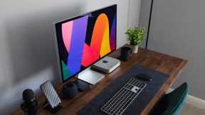 Studio Display + Mac Mini (Minimal Desk Setup)