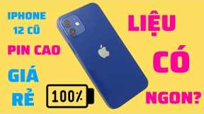 3 Đặc Điểm Nhận Biết iPhone 12 Cũ Bị Sàn Cổ Cáp Pin Giả % Cao | Cách Test iPhone 12 Cũ | QKM