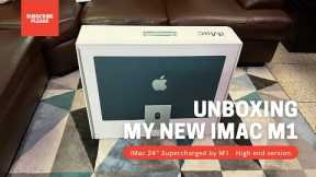 Unboxing My Dream Computer. iMac 24 Supercharged By M1.High End Version.