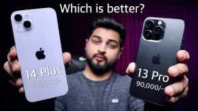 iPhone 13 Pro Vs iPhone 14 Plus Full Comparison in Hindi | Mohit Balani