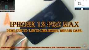 iPhone 12 pro max Dead due to 1.2v IO Line short, Repair Case.