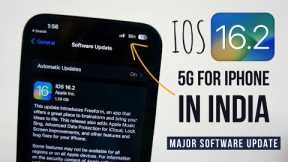 iOS 16.2  Officially Released | 5G for iPhone in India | Major Software Update in Telugu By PJ