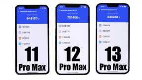 AnTuTu TEST iPhone 13 Pro Max iPhone 12 Pro Max iPhone 11 Pro Max iOS 16