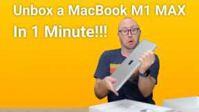 FASTEST Unboxing of New MacBook Pro M1 Max! #shorts