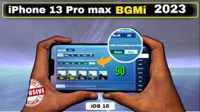 iPhone 13 Pro max  | PUBG 90 FPS Test  Gameplay 2023 !