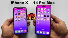 iPhone X vs iPhone 14 Pro Max Speed Test🔥 | SURPRISING RESULTS! 😍 (HINDI)