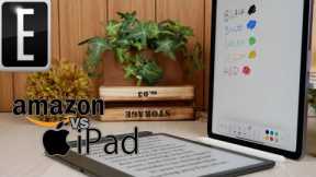 Amazon Kindle Scribe vs iPad Air 2022 Note Taking