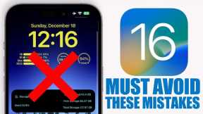 Worst iPhone Mistakes You MUST Avoid (iOS 16)