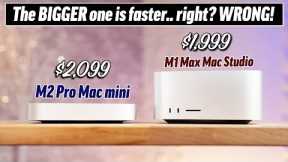 M2 Pro Mac mini vs M1 Max Mac Studio: We Didn't Expect THIS..