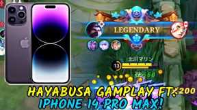 MY FIRST HAYABUSA GAMEPLAY USING THE NEW IPHONE 14 PRO MAX!!