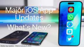 New Major iOS App Updates - What's New?