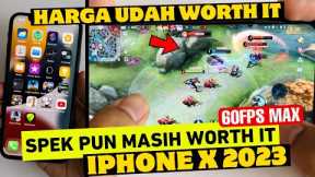 Udah worth it Harganya! iPhone X Test Mobile Legend Rata Kanan Max Graphics 60Fps