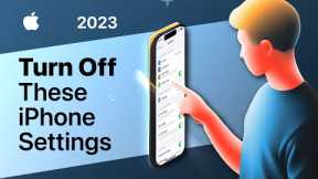 46 iPhone Settings You Need To Turn Off Now [2023]