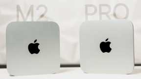 Mac Mini M2 vs M2 Pro - Unboxing, Comparison, Benchmarks & Review!