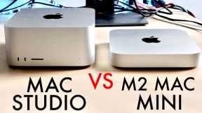 M2 Mac Mini Vs Mac Studio! (Comparison) (Review)