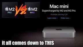 M2 Pro Mac Mini VS M2 Max Mac Studio