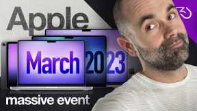 Apple March Event 2023 - 15 inch MacBook Air, next MacBook Pro 2023 lineup & MORE